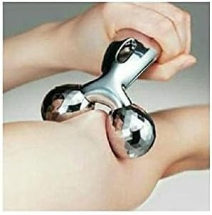 3D Silver Face & Body Massager – Facial Lifting & Skin Tightening Massage Roller
