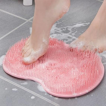 Non-Slip Silicone Massage Pad for Body & Feet – Shower & Bathroom Scrubber Mat
