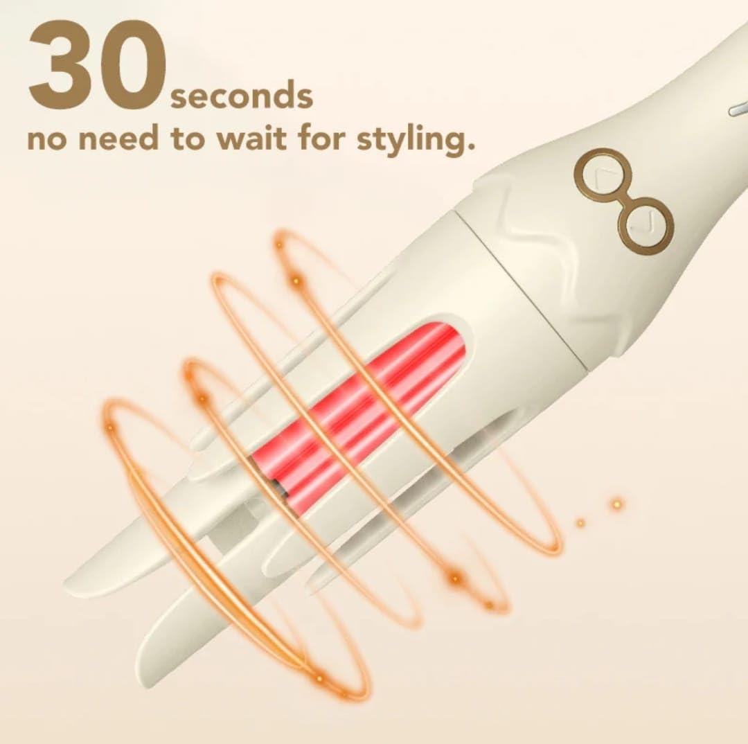 Automatic Curling Iron – 1.25 Inch Ceramic Rotating Hair Curler