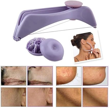 Cordless Facial Threading Hair Remover for Women – Electric Face Hair Removal & Massager