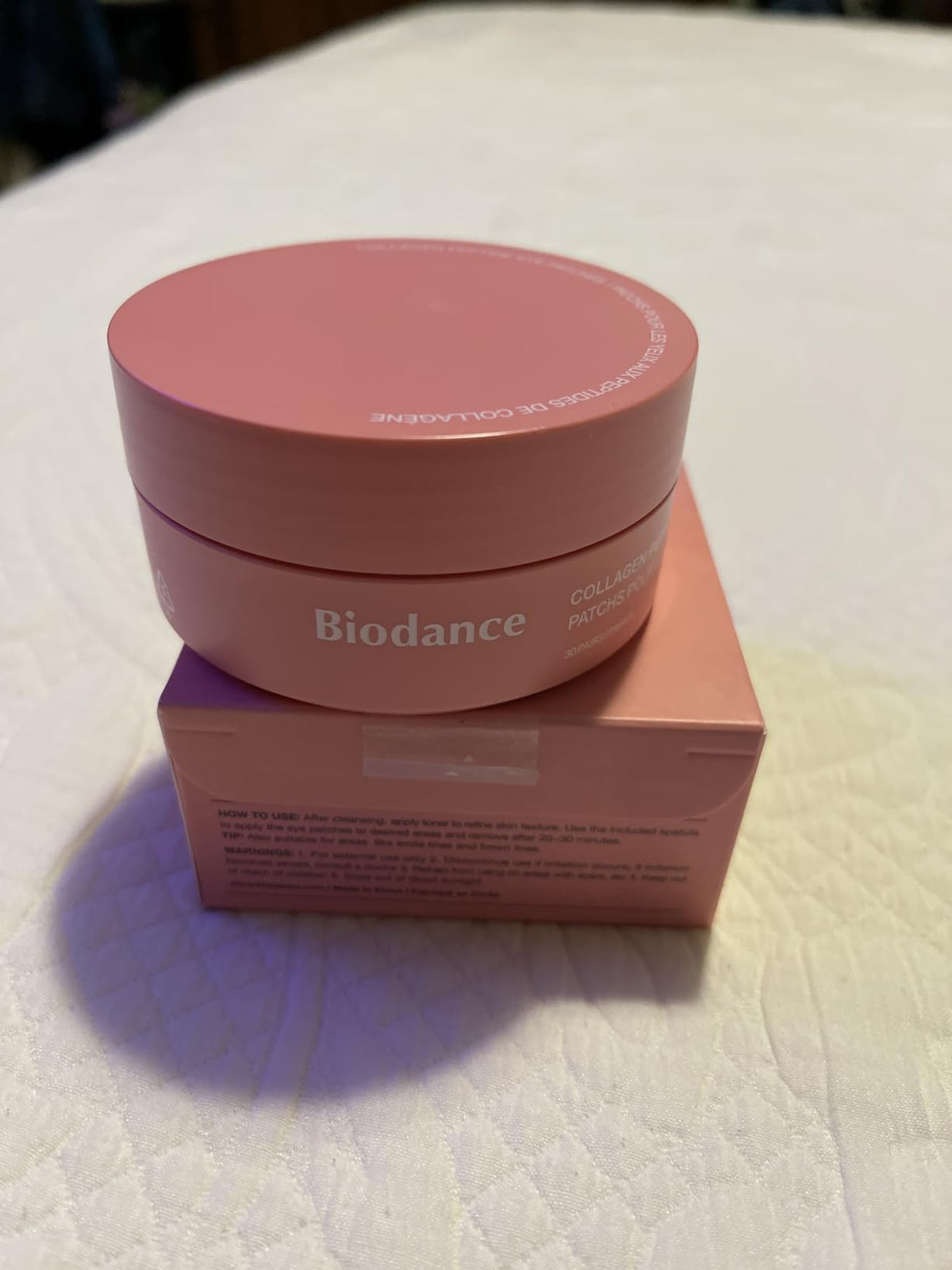 BIODANCE Collagen Peptide Eye Patches, Korean Skin Care (60 Count)